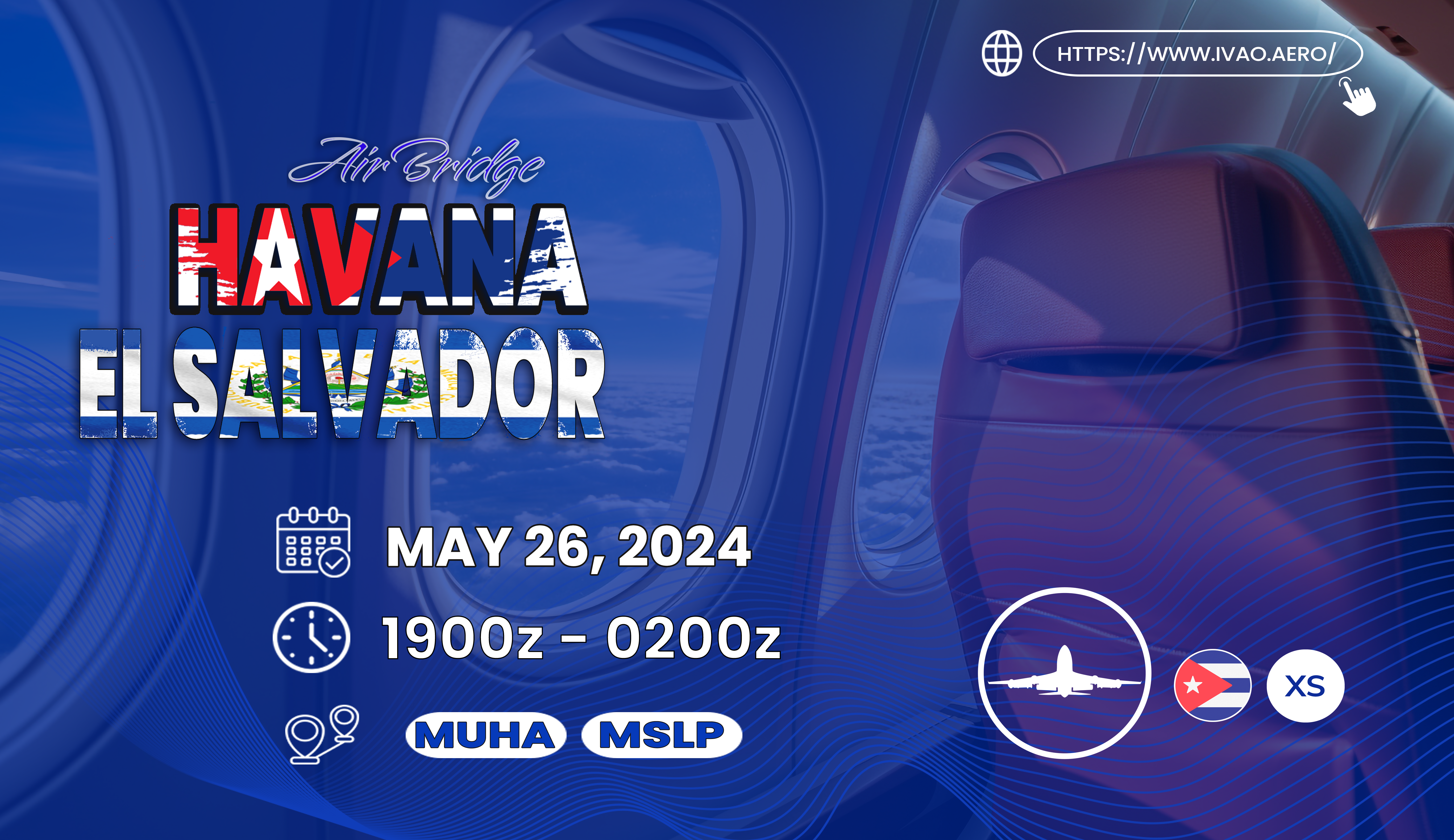 [26 MAY | 22z - 02z] [CU+XS]Havana - El Salvador Airbrige